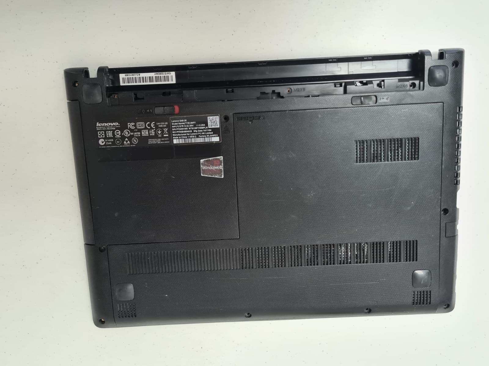 CARCASA BASE DE TARJETA MADRE LENOVO G40-30 LNBTMG4030