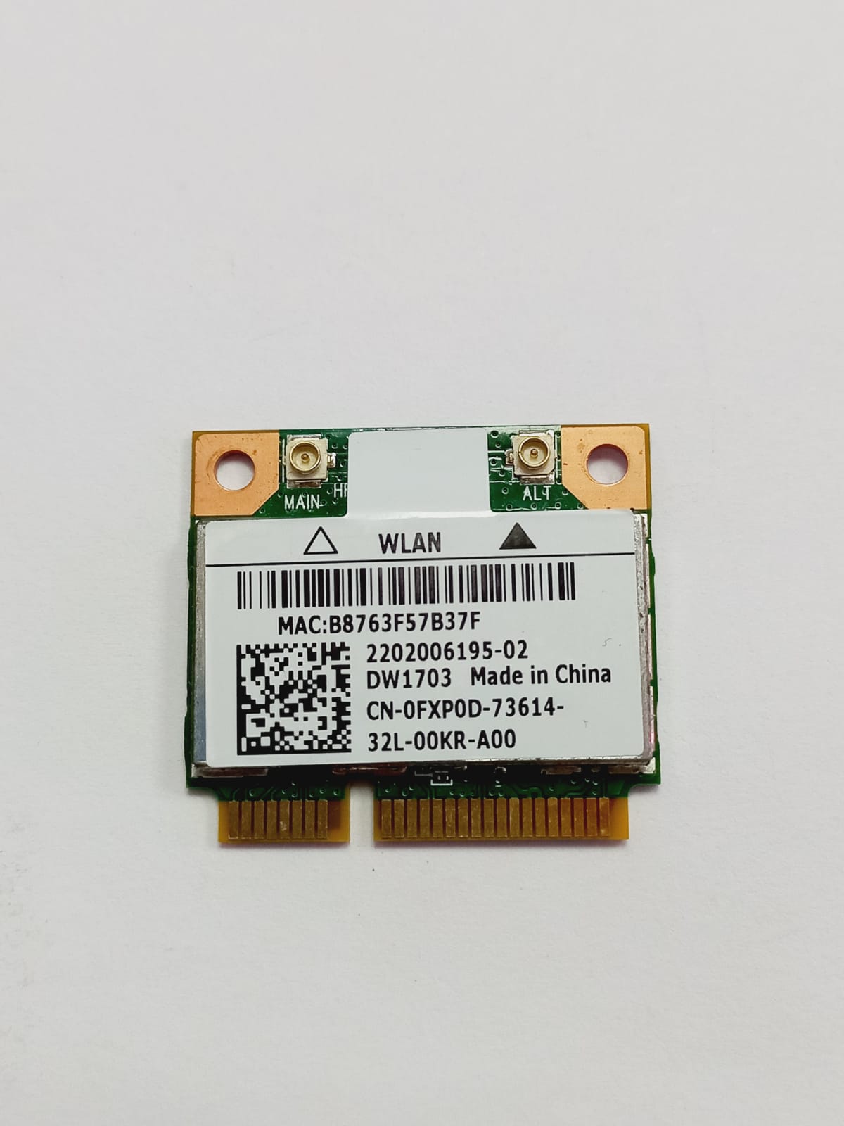 TARJETA WIFI DELL 2330 17yntx1  Ar5b225    DLWFDW1703