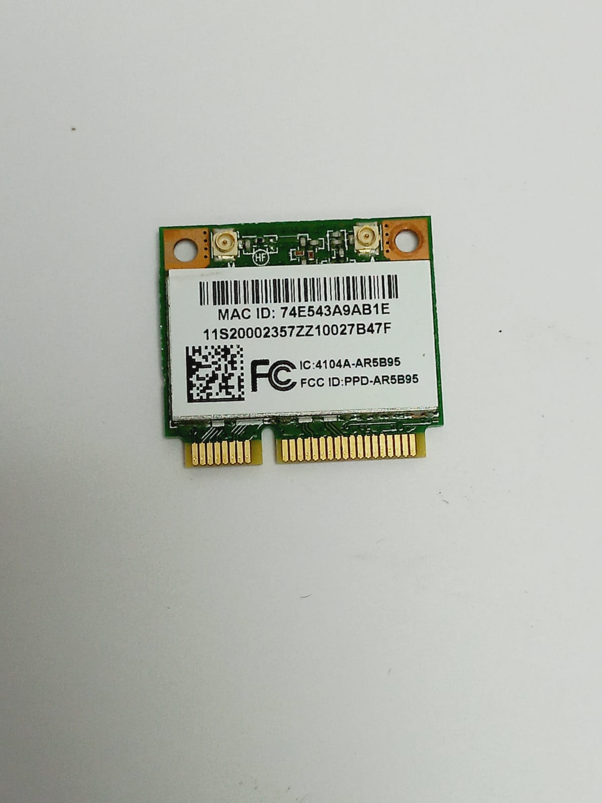 TARJETA WIFI LENOVO G480  4104a-AR5B95  LENVTARJ480