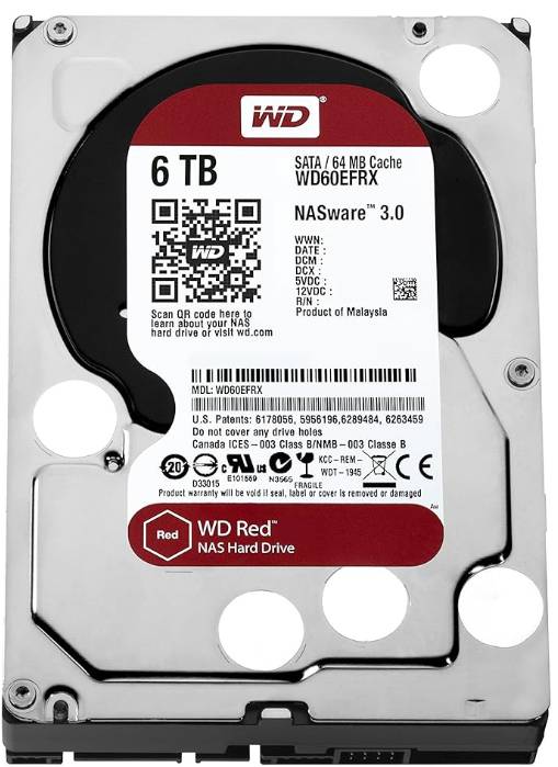 Discos Duros WESTERN DIGITAL WD60EFRX RF